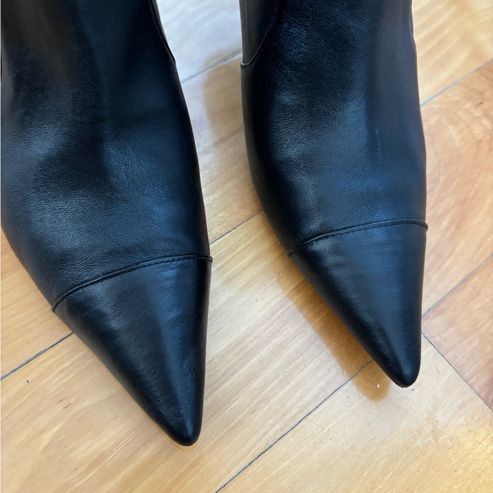 Stuart Weitzman MAVERICK 75 BOOTIE size 8.5 black - Picture 3 of 9